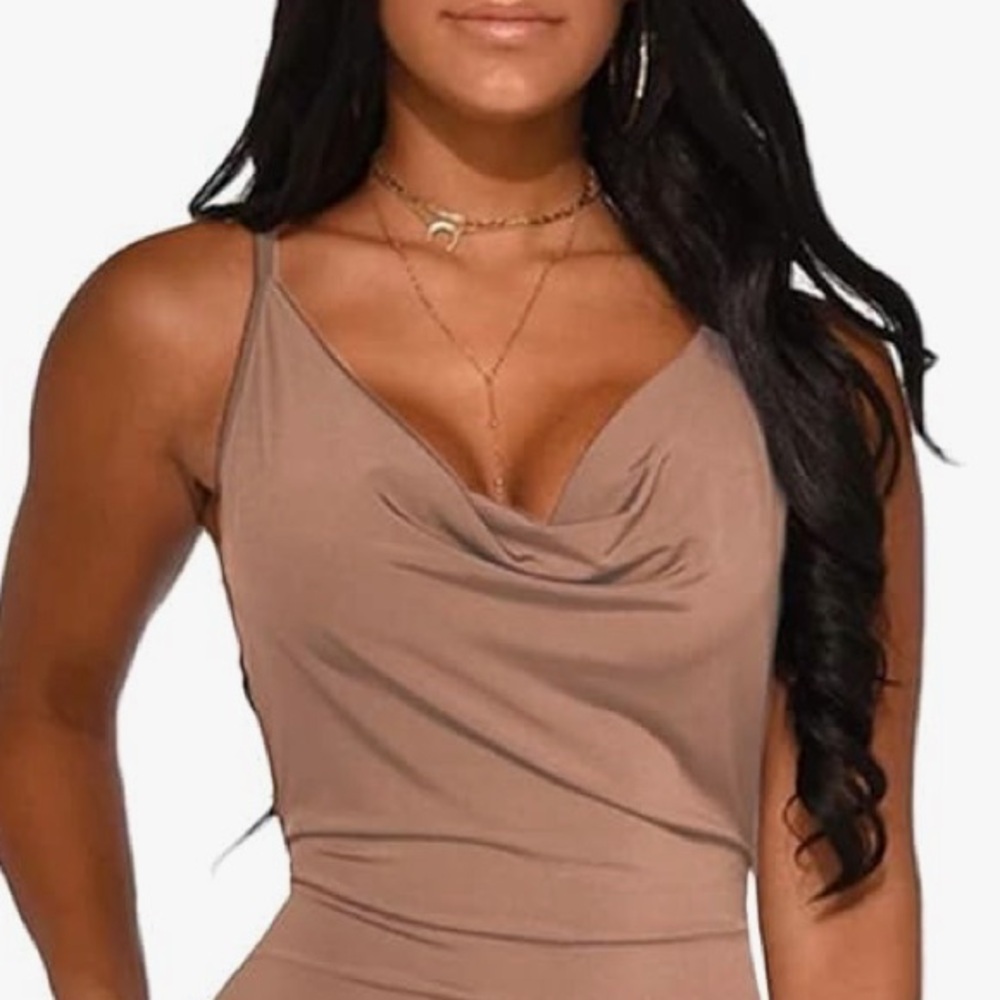 Haute Hippie Draped front Camisole